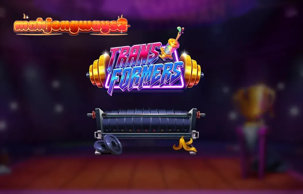 Tampilan visual neon yang agresif dari slot Transformers